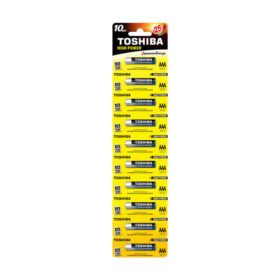 TOSHIBA LR03 KARTELA ALK.İNCE PİL 10LU (K0)