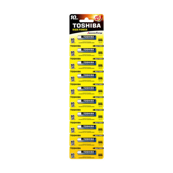 TOSHIBA LR03 KARTELA ALK.İNCE PİL 10LU (K0)