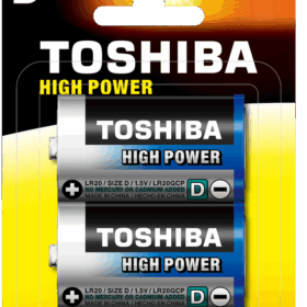 TOSHIBA LR20 HIGH POWER BÜYÜK PİL 2Lİ (K0)