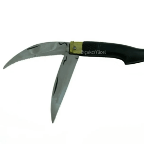 Tosya Küçük Çiftli Testereli Bıçkı Çakı 14 Cm - Plastik Saplı, Manuel