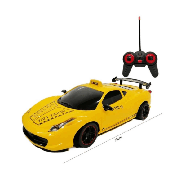 TOY-25 Toysan, Kumandalı Şarjlı 1:12 Hızlı Taksi Aracı - Görsel 2