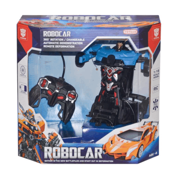 TOY-28 Kumandalı Robocar Dönüşebilen Robot -Toysan