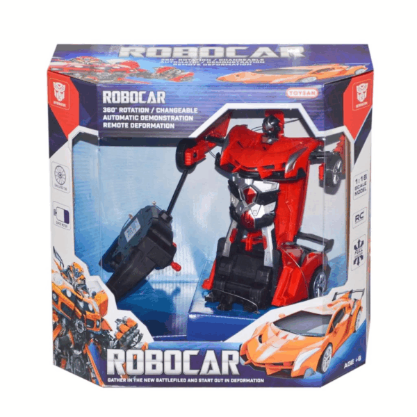 TOY-28 Kumandalı Robocar Dönüşebilen Robot -Toysan - Görsel 2