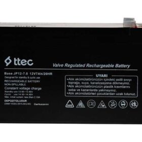 Ttec Base 12V 7AH Bakımsız Kuru Akü (K0)