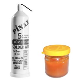 Tüp Lehim Teli ve Lehim Pastası Set (K0)