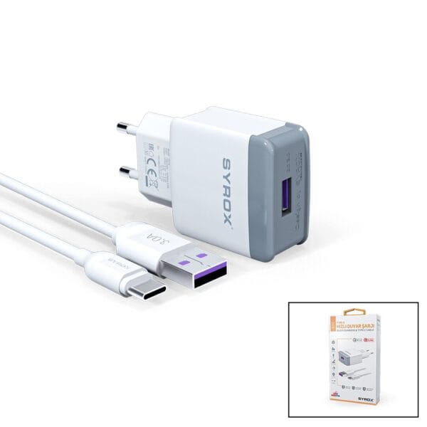 TYPE-C - USB SET HIZLI EV ŞARJ ALETİ 3.0A 18W (K0)