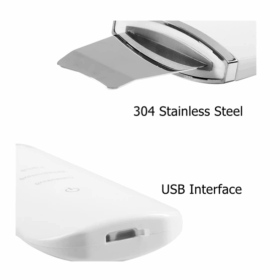Ultrasonik Spatula Yüz Akne Giderici Siyah Nokta Temizleme Cihazı