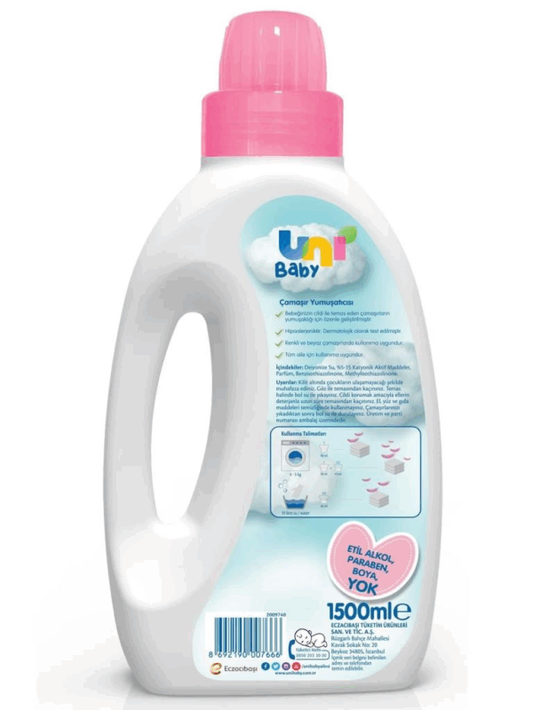 Uni Baby Çamaşır Yumuşatıcısı 1500ml - Görsel 4
