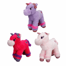 Çocuk Unicorn Renkli Peluş At 28 cm. 1 Adet Fiyatıdır