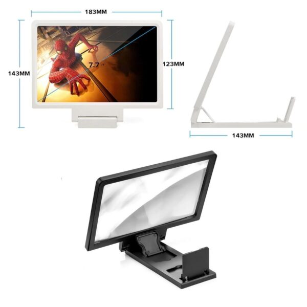 Universal Telefon Tablet Ekran Büyütücü Standlı Projektör Aleti (K0) - Görsel 4