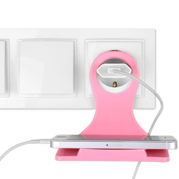 Universal Mobil Şarj Priz Askısı ve Telefon Tablet Tutucu Stand (K0) - Görsel 4
