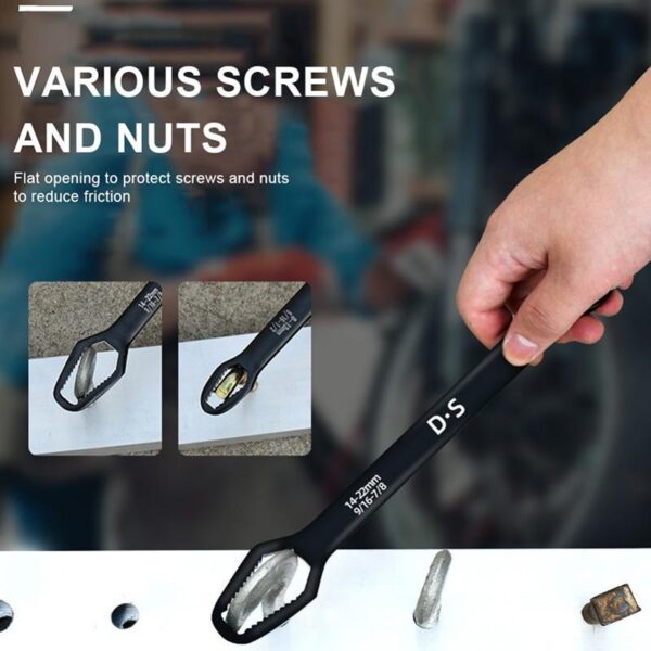 Universal Anahtarı Çift kafalı  Çok Fonksiyonlu 6-22mm (K0) - Görsel 4