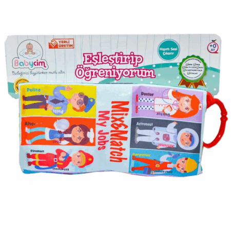 Çocuk URT003-20 Eşleştirip Öğreniyorum Meslekler - Birlik Toys