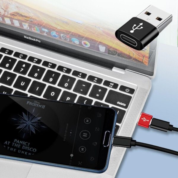 USB&apos;den TYPE-C &apos;ye Dönüştürücü Adaptör Veri Aktarımı Sağlayıcı Şarj Data Çevirici (K0)