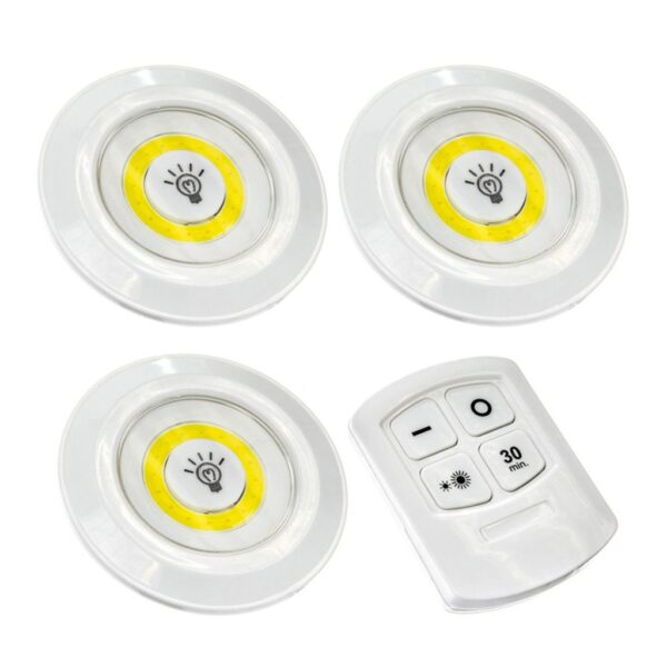 Uzaktan Kumandalı Yapışkanlı Led Spot Lamba (K0) - Görsel 5