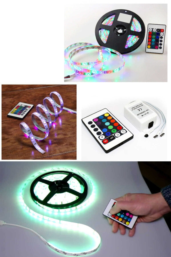 Uzaktan Kumandalı 20 Fonksiyonlu 5 Metre Şerit Led (K0)
