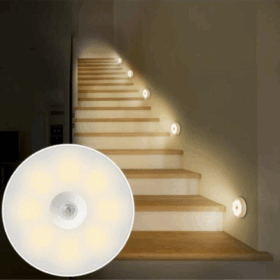 V-009 Hareket Sensörlü Usb Şarjlı Led Işık Lamba-oda, Mutfak, Salon Ve Merdiven Işıklandırma