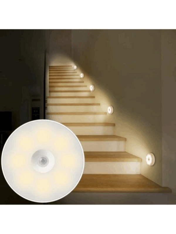 V-009 Hareket Sensörlü Usb Şarjlı Led Işık Lamba-oda, Mutfak, Salon Ve Merdiven Işıklandırma
