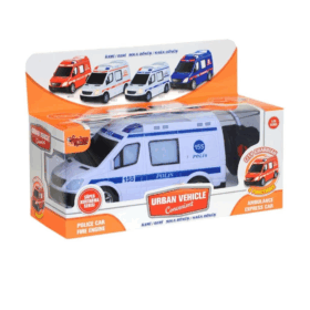 Çocuk V001-2 V3 V004  Kumandalı Sesli Işıklı Polis Arabası-Jandarma-Ambulans-İtfaiye 1:18-Vardem