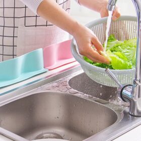 Vantuzlu Kauçuk Sıvı Su Sızdırmaz İzalasyon Mutfak Banyo Duş Bariyeri Lavabo Kenar Tutucu Set (K0)