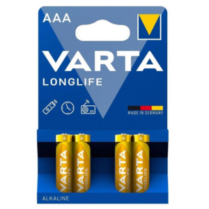 Varta Longlife AAA 4'lü İnce Kalem Pil