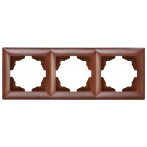 Günsan Visage Ceviz Üçlü Çerçeve
