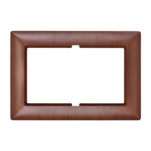 Günsan Visage Ceviz İkili Priz Çerçeve