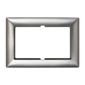 Günsan Visage Füme İkili Priz Çerçeve