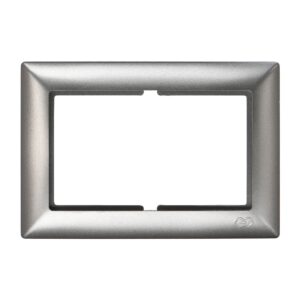 Günsan Visage Füme İkili Priz Çerçeve