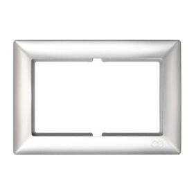 Günsan Visage Gümüş İkili Priz Çerçeve