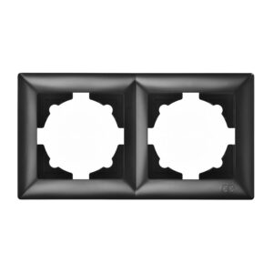 Günsan Visage Metalik Siyah İkili Çerçeve