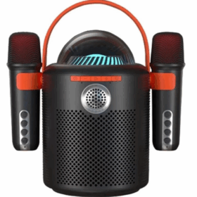 Bluetooth Aile Parti Seti Kablosuz Çift Mikrofon 6 Ses Degıstırme Siyah