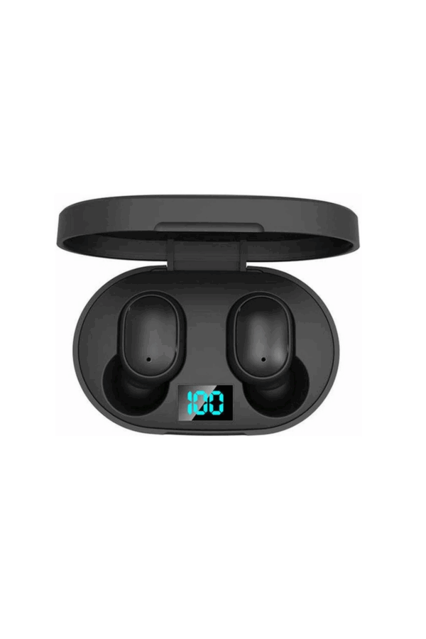 E6s Kablosuz Kulaklık Dijital Göstergeli Bluetooth Kulaklık 5.0 - Görsel 2