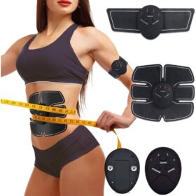Vücut Geliştirici Elektronik Kemer Gym Masaj Aleti Spor Aleti (K0)