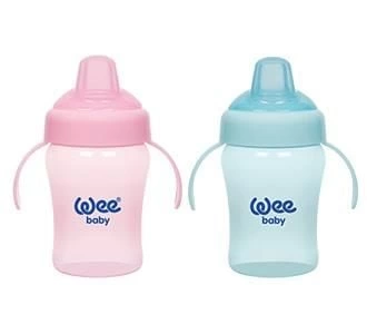 Wee Baby Colorful Akıtmaz Kulplu Antikolik Bardak 240ml 775 - Görsel 3