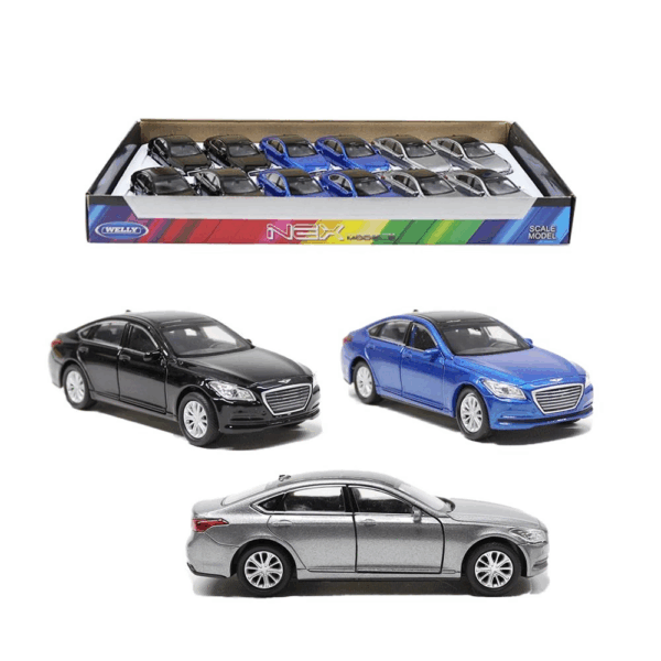 Çocuk Welly Hyundai Genesus Çek Bırak Metal Araba