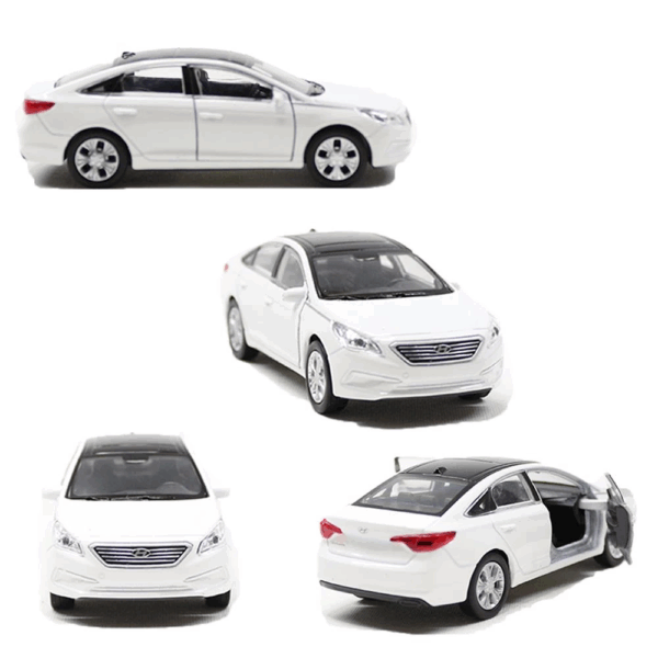 Welly Hyundai Sonata Çek Bırak Metal Araba - Görsel 2