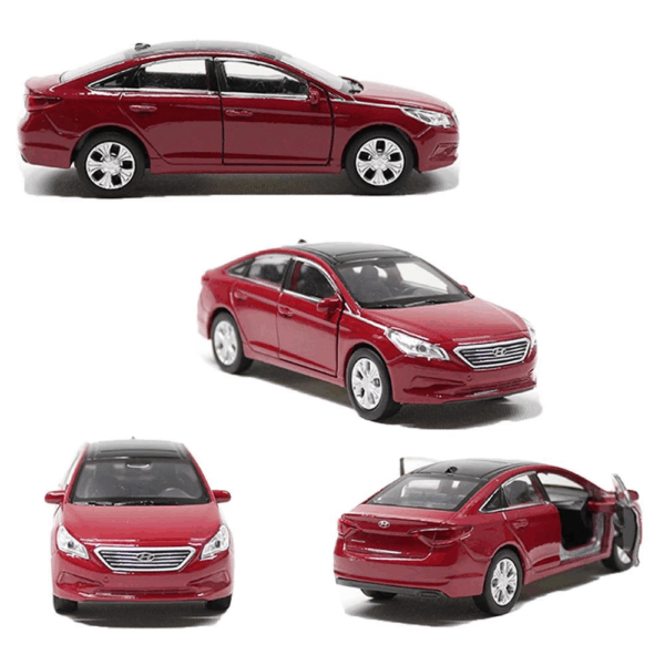 Welly Hyundai Sonata Çek Bırak Metal Araba - Görsel 3