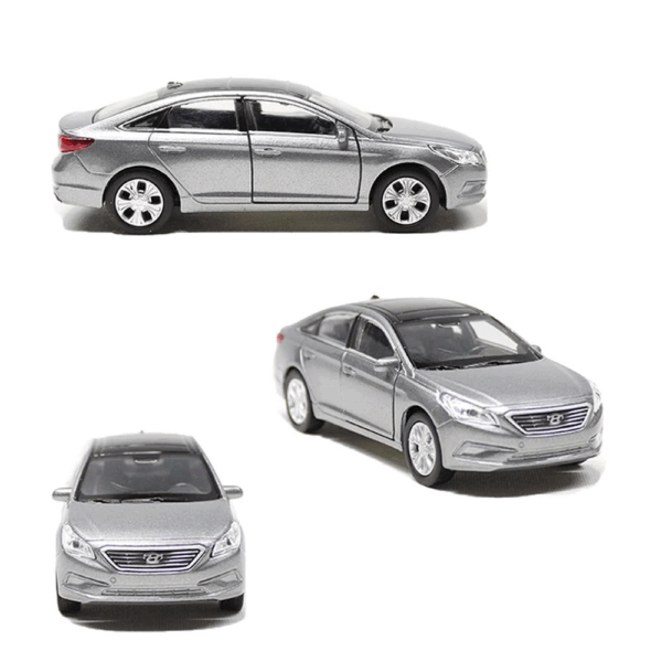 Welly Hyundai Sonata Çek Bırak Metal Araba - Görsel 4