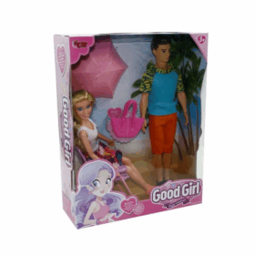 Çocuk WG-115149 Kutulu 29cm Tatil Yapan Kız ve Arkadaşı - Vardem Oyuncak