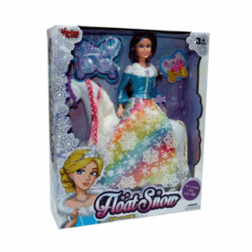 Çocuk WG-66741 Kutulu 29cm Aksesuarlı Atlı Bebek - Vardem Oyuncak