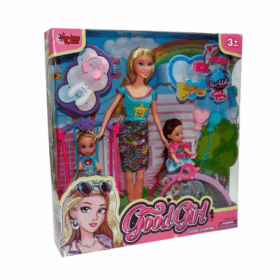 Çocuk WG-66749 Kutulu 29 cm  2 Çocuklu Parkta Bebek - Vardem Oyuncak