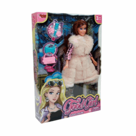 Çocuk WG-66768 Kutulu 29cm Aksesuralı Kürklü Bebek - Vardem Oyuncak