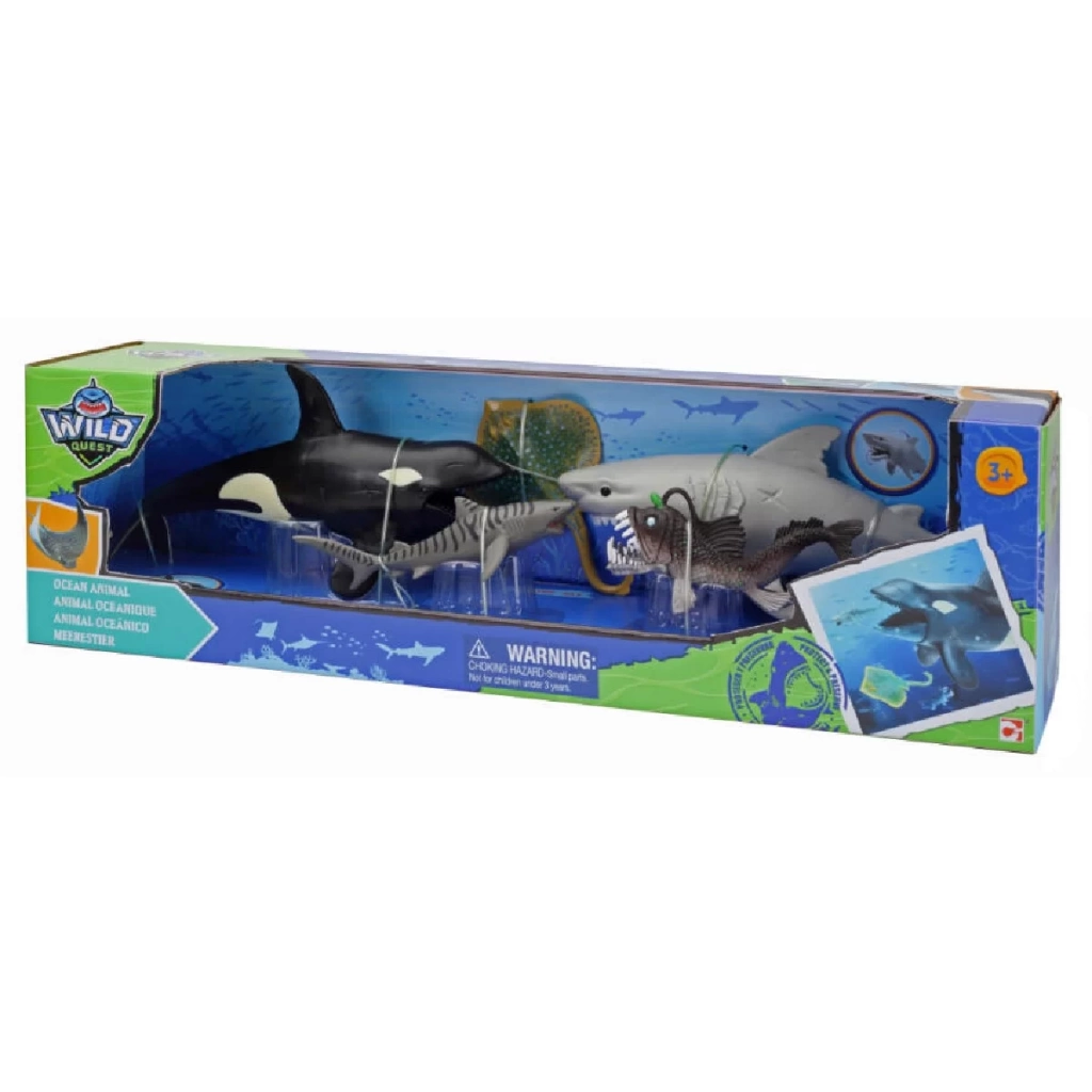 Çocuk Wild Quest Okyanus Hayvanları Oyun Seti 5 parça - Görsel 3