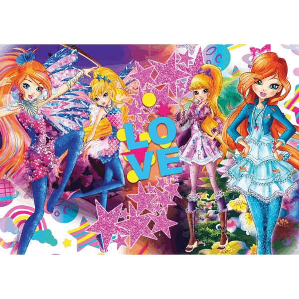 Çocuk WINX113 KS Winx / 200 Parça Puzzle - Görsel 2
