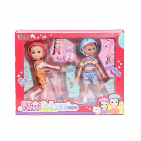 WL-55857 Sporcu İkiz Bebek Oyun Seti -Vardem