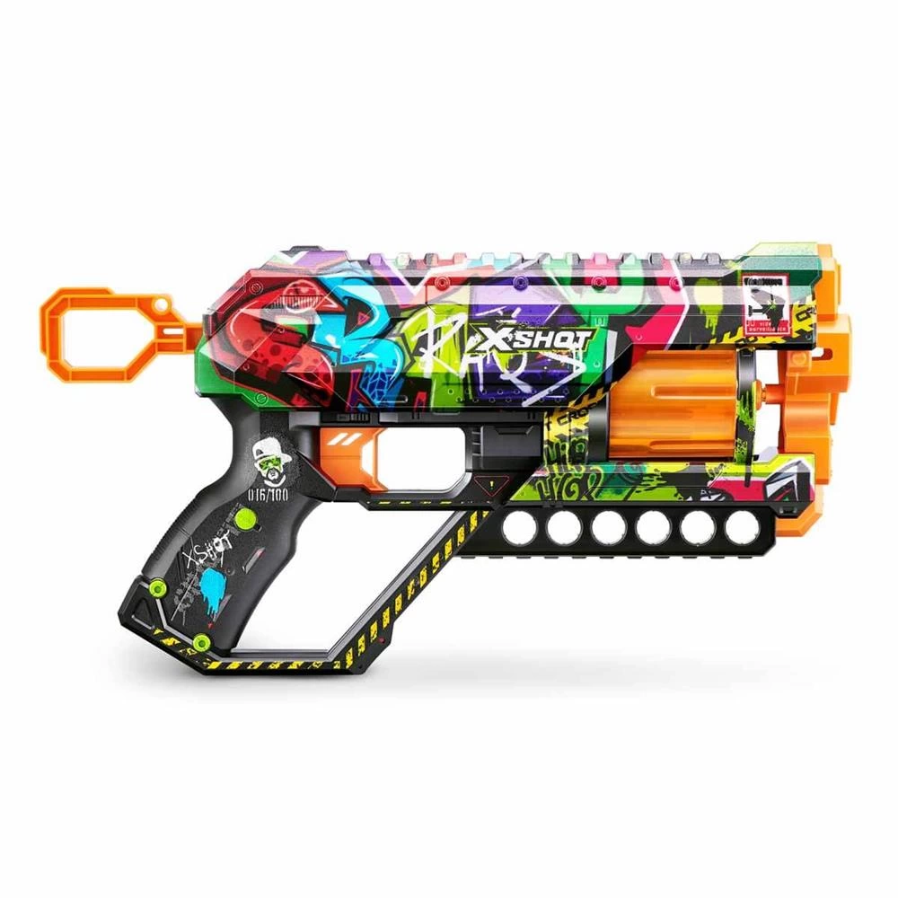 Çocuk X-Shot Skins Griefer 12 Mermili Sünger Dart Atan Silah 32 cm - Görsel 4