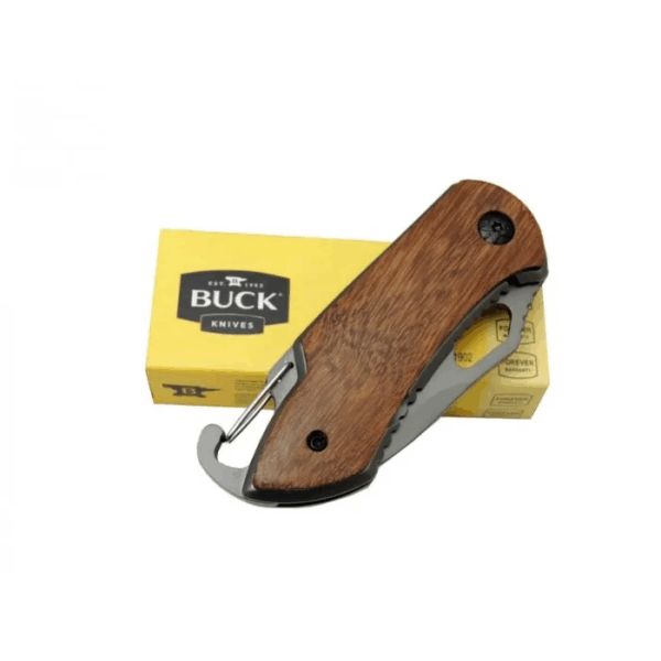 X74 Çakı Ahşap 15 Cm Manuel, Kemerlikli - Görsel 2