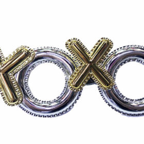 Xoxo Yazılı Yılbaşı Partisi Gözlüğü Gümüş Renk (K0)