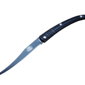 Y 122 Siyah Kılçık Outdoor Çakı 16cm - Manuel, İşlemeli Sap